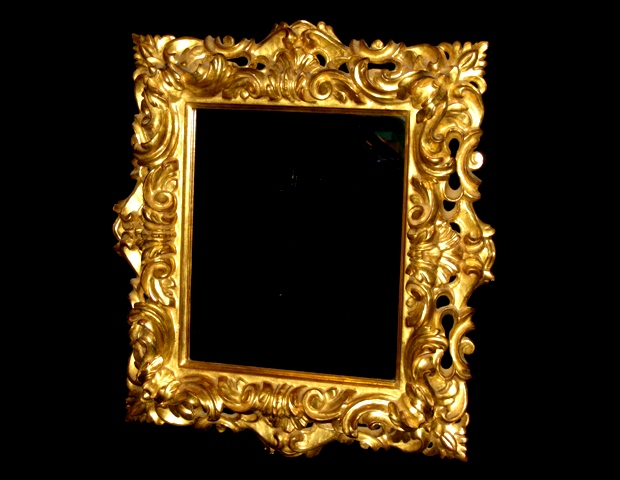 Antique Gold Leaf Mirror