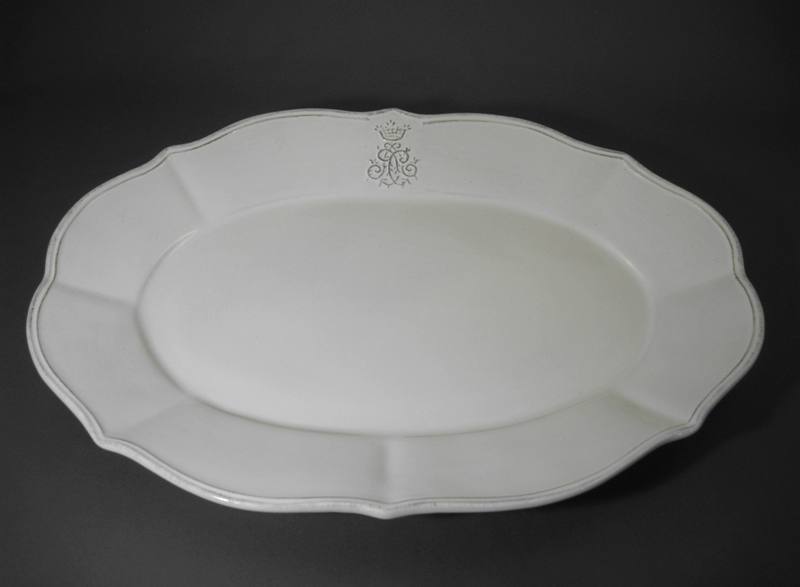 Corona Latte Oval Platter